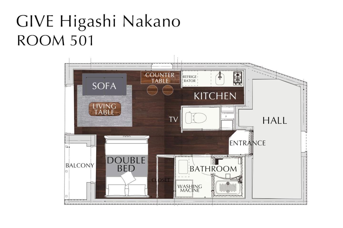 Give Higashi Nakano Tokyo Bagian luar foto
