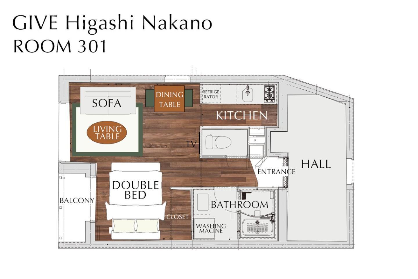 Give Higashi Nakano Tokyo Bagian luar foto
