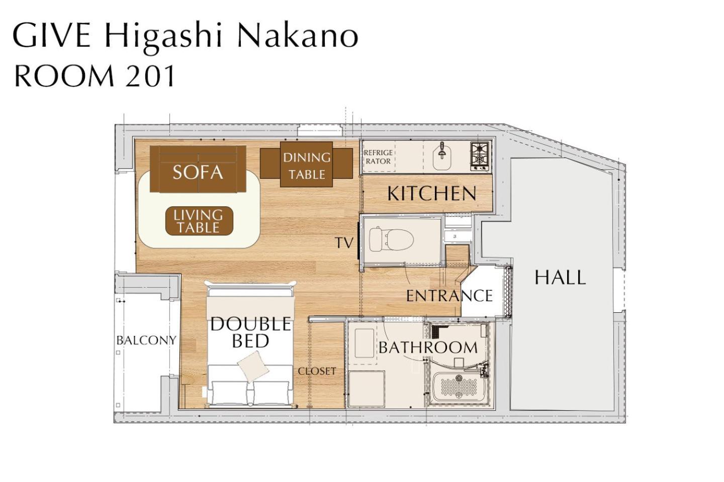 Give Higashi Nakano Tokyo Bagian luar foto
